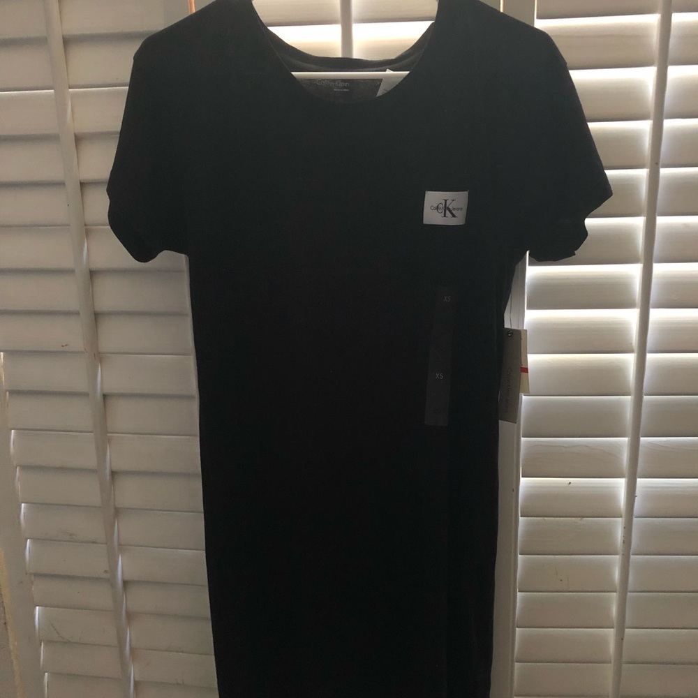 Calvin Klein high-low dress